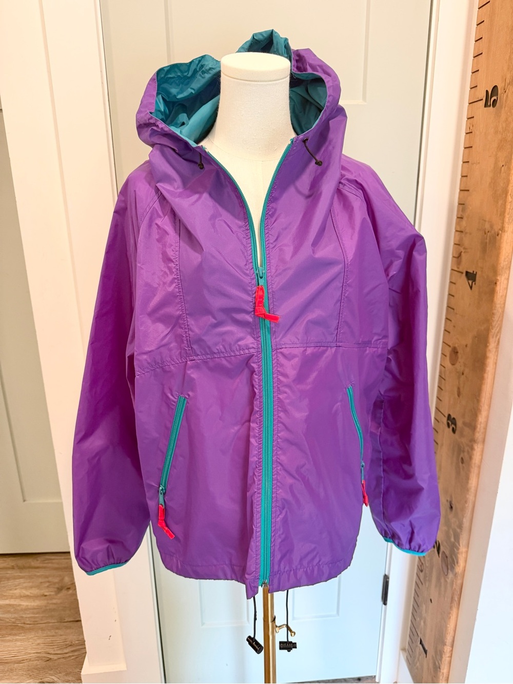 Vintage Sierra Designs Rain Jacket Anorak Windbreaker 90s Medium Hiking